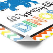 Partij als een dinosaurusteken | 8x10 afdrukken foto afdruk (Hoek)