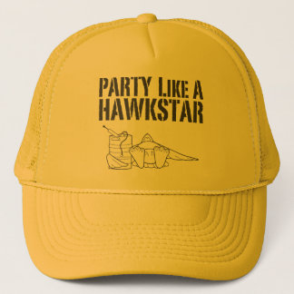 Partij als een hawkstar trucker pet