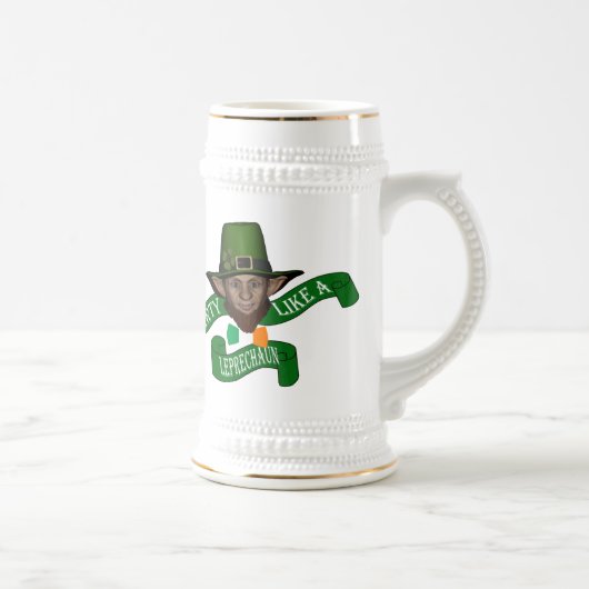 Partij als een leprechaun bierpul (Rechts)