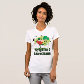 Partij als een Leprechaun T-Shirt (Voorkant volledig)