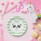 Partij als een panda felkleurige verjaardag papieren bordje (Feest)