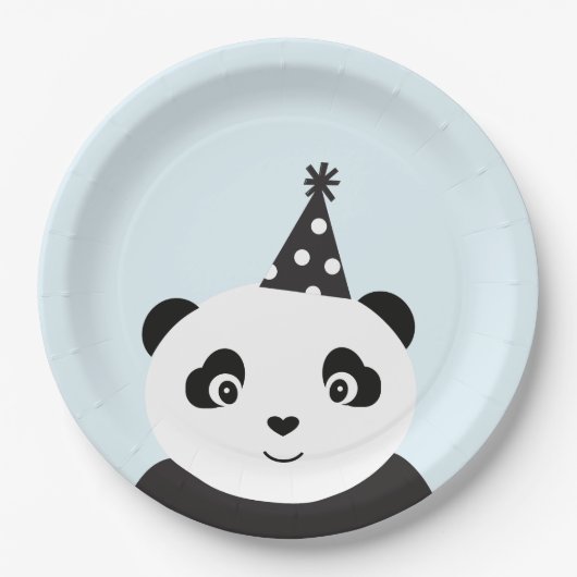 Partij als een Panda Papieren Bordje (Voorkant)