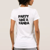 Partij als een Panda T-shirt (Achterkant)