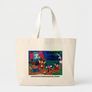 Partij als een partijgenoot Canvas tas