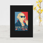 Partij als een Patriot voor 4 juli Kaart (Gele Bloem)