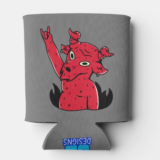 Partij als een Rockstar Blikjeskoeler (Achterkant)