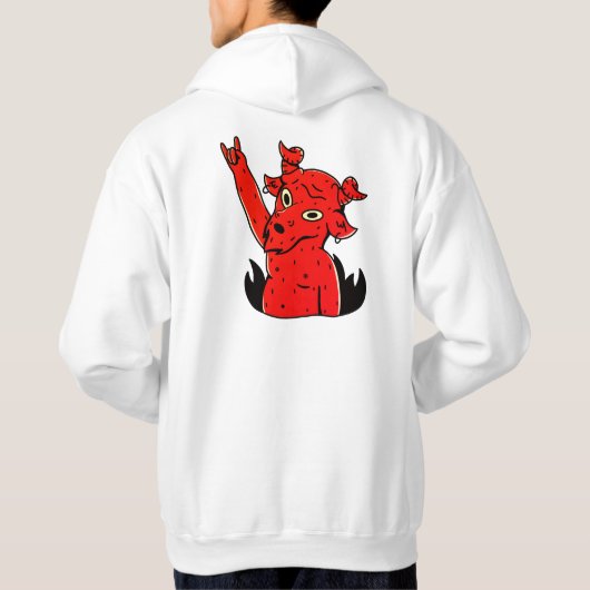 Partij als een Rockstar Hoodie (Achterkant)