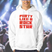 Partij als een Rockstar Hoodie