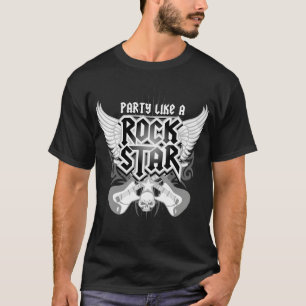 Partij als een Rockstar T-shirt