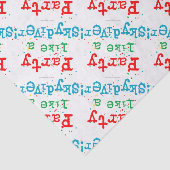 Partij als een SKYDIVER! Tissuepapier (Detail)