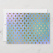 Partij als een UNICORn Fun Uitnodiging OM HET EVEN (Achterkant)