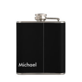 Partij begint hier Race Name Personalized Beverage Heupfles (Achterkant)