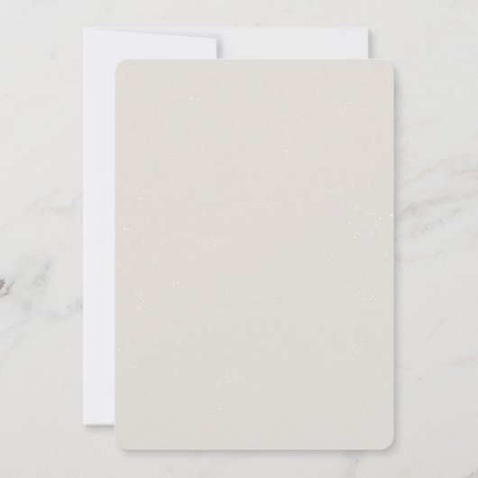 Partij Begonnen Script Groene Kerstmis Feest Kaart (Achterkant)