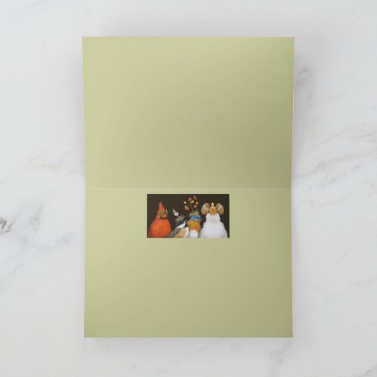 Partij bij de Aviary-kaart Kaart (Binnen)