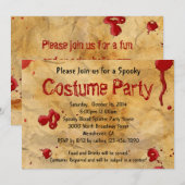  partij bij de bloedkostuums kaart (Voorkant / Achterkant)