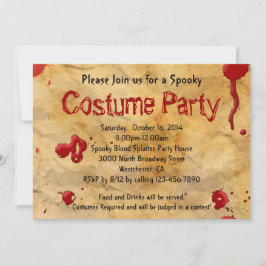 partij bij de bloedkostuums kaart