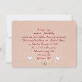 Partij bij de Jubileum van wijn en Roos Kaart (Achterkant)