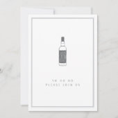 Partij bij de Rum Bottle - Yo Ho Ho Cocktail Party Kaart (Voorkant)