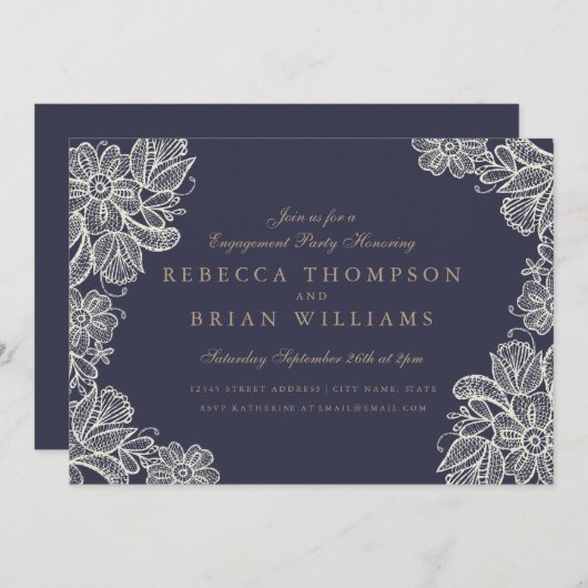  partij bij de schikking kaart (Voorkant / Achterkant)