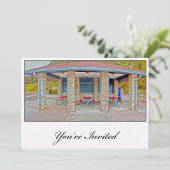 Partij bij de uitnodiging tot het park (Staand voorkant)