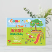 Partij bij de uitnodiging voor de geboorte van het (Staand voorkant)