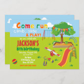 Partij bij de uitnodiging voor de geboorte van het (Voorkant / Achterkant)