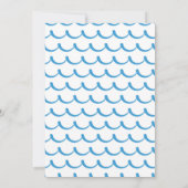 Partij bij de zomerwaterboot kaart (Achterkant)