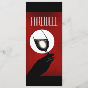 PARTIJ bij pensionering die afscheid neemt van afs Kaart