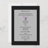 PARTIJ bij pensionering die afscheid neemt van afs Kaart (Achterkant)