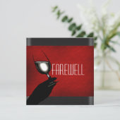 PARTIJ bij pensionering die afscheid neemt van afs Kaart (Staand voorkant)