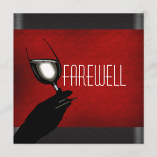 PARTIJ bij pensionering die afscheid neemt van afs Kaart