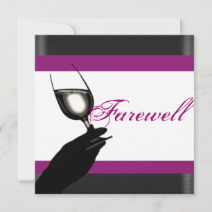 PARTIJ bij pensionering die afscheid neemt van afs Kaart