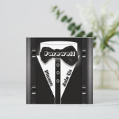 PARTIJ bij pensionering die afscheid neemt van afs Kaart (Staand voorkant)