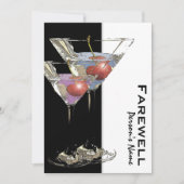 PARTIJ bij pensionering die afscheid neemt van afs Kaart (Voorkant)