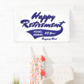 PARTIJ bij pensionering personaliseren Spandoek (Insitu)