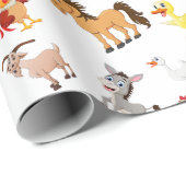 Partij boerderij cadeaupapier (Rol Hoek)