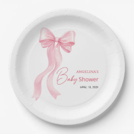 Partij Borden Baby shower. Papieren Bordje