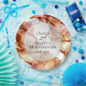 Partij Borden | Levendige herfstkleuren Abstracte  Papieren Bordje (Feest)