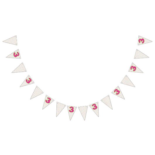 Partij Bunting Banner/3rd Birthday Vlaggetjes (Alle)