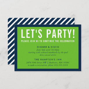 PARTIJ CELEBRATION INFO modern bold green marvy bl Kaart