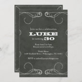  partij Chalkboard 30 40 50 60 Kaart (Voorkant / Achterkant)