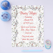 Partij Confetti Flyer (Enkel)