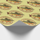 Partij die de vangst vrijgeeft cadeaupapier (Hoek)