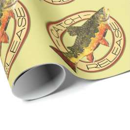 Partij die de vangst vrijgeeft cadeaupapier