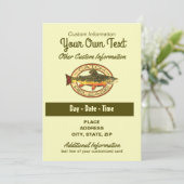 Partij die de vangst vrijgeeft kaart (Staand voorkant)