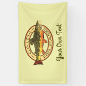 Partij die de vangst vrijgeeft spandoek (Verticaal)