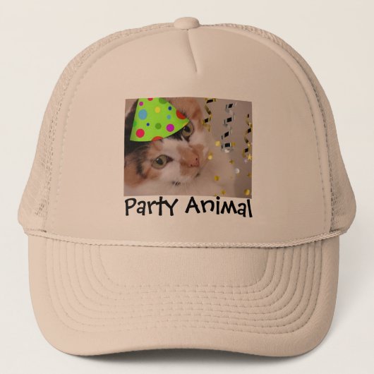 Partij dier/Calico Cat Trucker Pet (Voorkant)