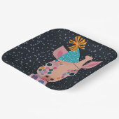 Partij Dier Giraffe Papier Borden Papieren Bordje (Gebogen)
