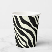 Partij Dier Zebra Print Papier Cup Papieren Bekers (Achterkant)