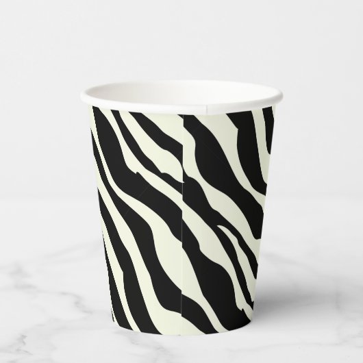 Partij Dier Zebra Print Papier Cup Papieren Bekers (Rechts)